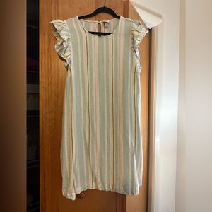 A New Day Pastel Striped Dress